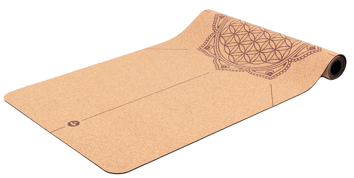 Tapis de yoga en liège FLEUR DE VIE – Image 4